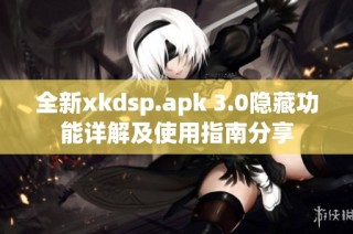 全新xkdsp.apk 3.0隐藏功能详解及使用指南分享