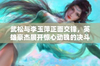 武松与李玉萍正面交锋，英雄豪杰展开惊心动魄的决斗