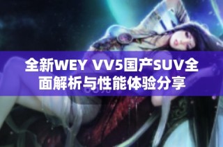 全新WEY VV5国产SUV全面解析与性能体验分享