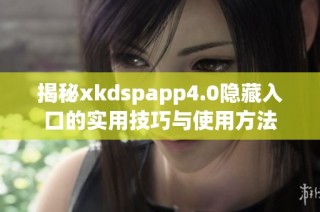 揭秘xkdspapp4.0隐藏入口的实用技巧与使用方法