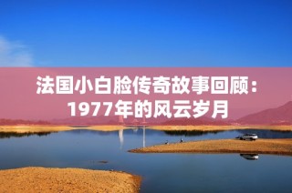 法国小白脸传奇故事回顾：1977年的风云岁月