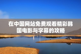 在中国网站免费观看精彩韩国电影与字幕的攻略