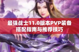 最强战士11.0版本PVP装备搭配指南与推荐技巧