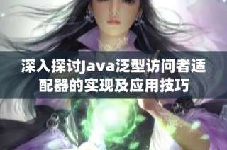 深入探讨Java泛型访问者适配器的实现及应用技巧