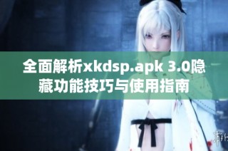 全面解析xkdsp.apk 3.0隐藏功能技巧与使用指南