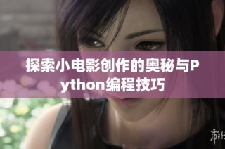 探索小电影创作的奥秘与Python编程技巧