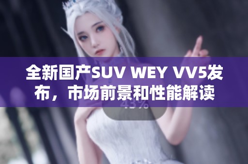 全新国产SUV WEY VV5发布，市场前景和性能解读