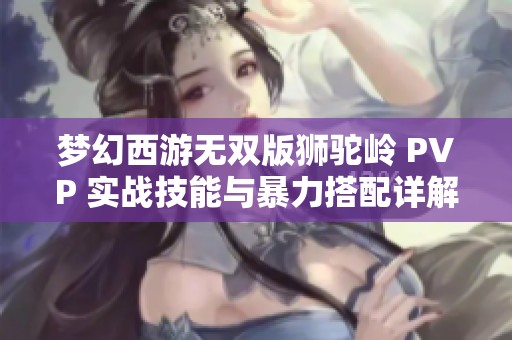 梦幻西游无双版狮驼岭 PVP 实战技能与暴力搭配详解