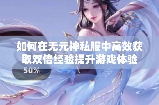 如何在无元神私服中高效获取双倍经验提升游戏体验