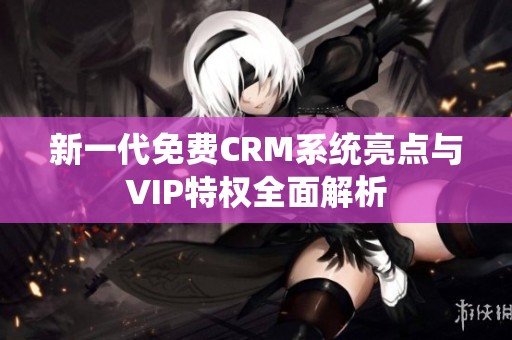 新一代免费CRM系统亮点与VIP特权全面解析