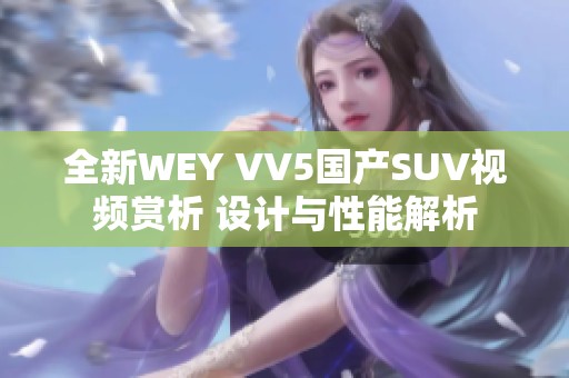 全新WEY VV5国产SUV视频赏析 设计与性能解析