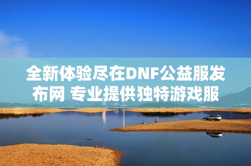 全新体验尽在DNF公益服发布网 专业提供独特游戏服务