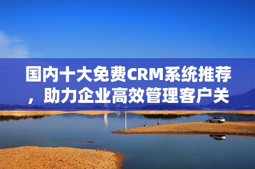 国内十大免费CRM系统推荐，助力企业高效管理客户关系