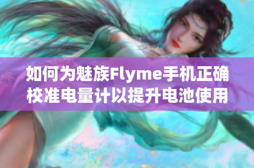 如何为魅族Flyme手机正确校准电量计以提升电池使用效果