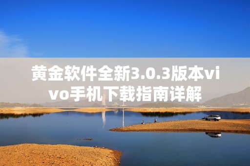 黄金软件全新3.0.3版本vivo手机下载指南详解